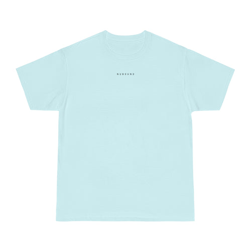 Hebrews 12:29 Bible Verse Graphic Tee Pump Cover Baby Blue Holy Spirit Beefy-T®  Short-Sleeve T-Shirt