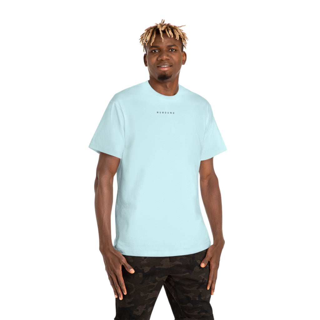 Hebrews 12:29 Bible Verse Graphic Tee Pump Cover Baby Blue Holy Spirit Beefy-T®  Short-Sleeve T-Shirt