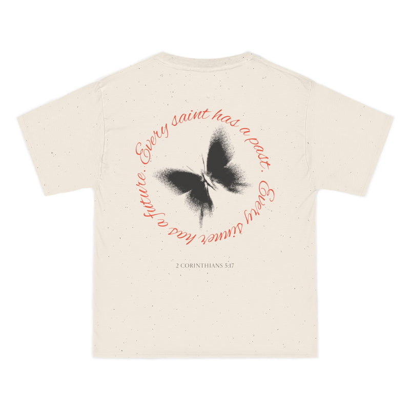 Beige 2 Corinthians 5:17 Graphic Heavyweight Tee